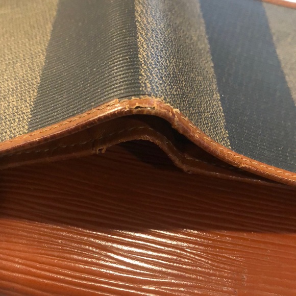 MFENDI Pequin Striped Pattern Bifold Men’s Wallet NEW IN BOX - Picture 12 of 17